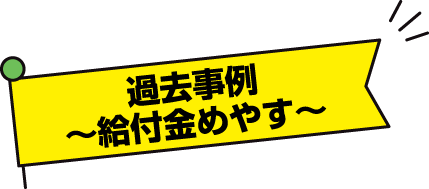 過去事例~給付金めやす~